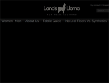 Tablet Screenshot of lanasllama.com